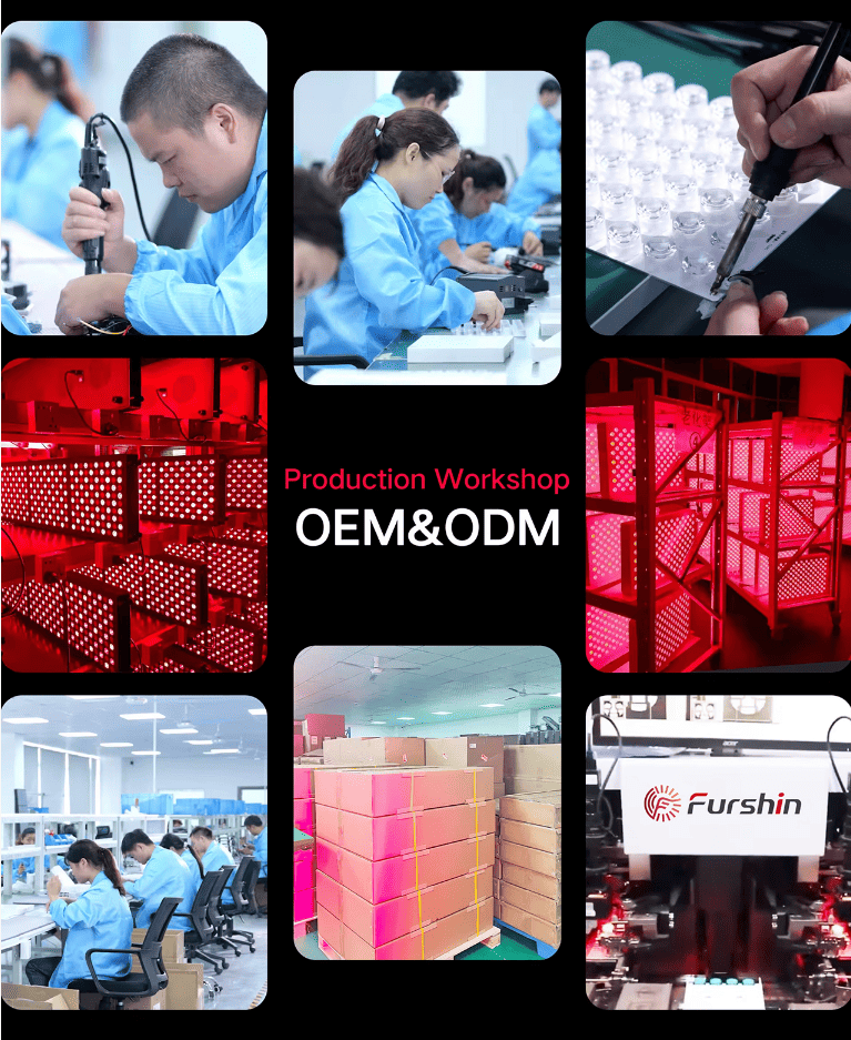 Furshin manufacturing facility interior showing LED PCB assembly line