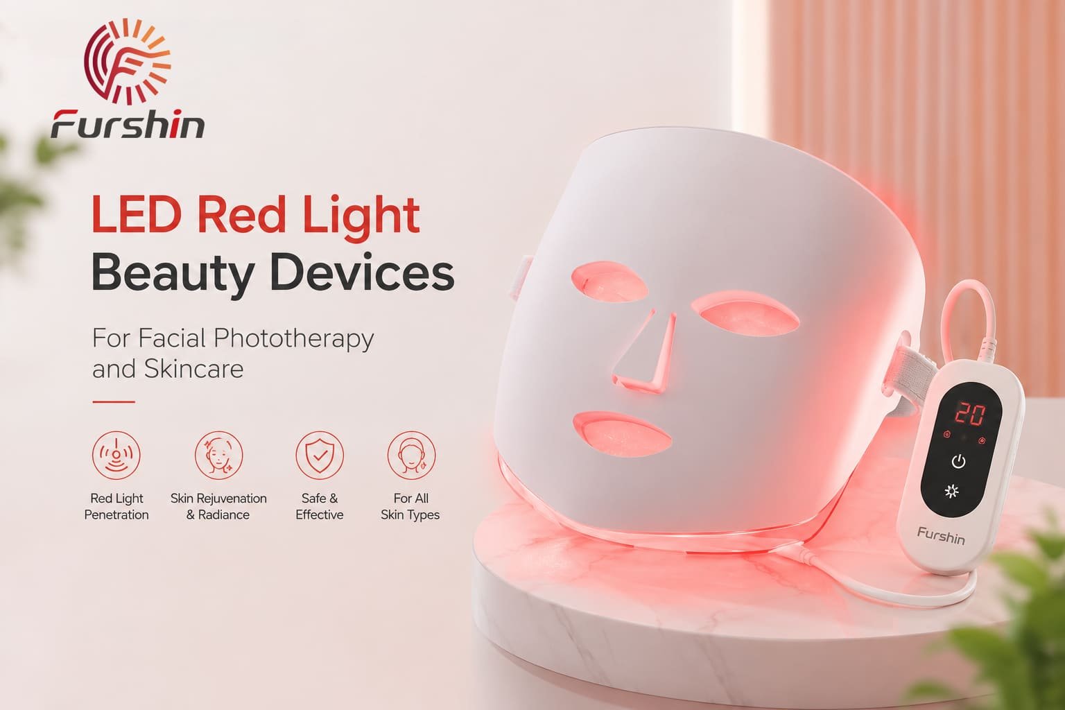 LED Red Light Beauty Device for salons