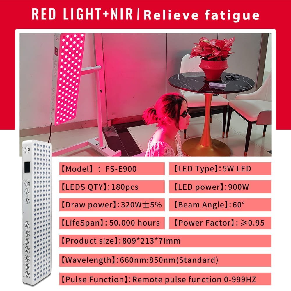 Medical-grade LED bead matrix of a red light therapy panel